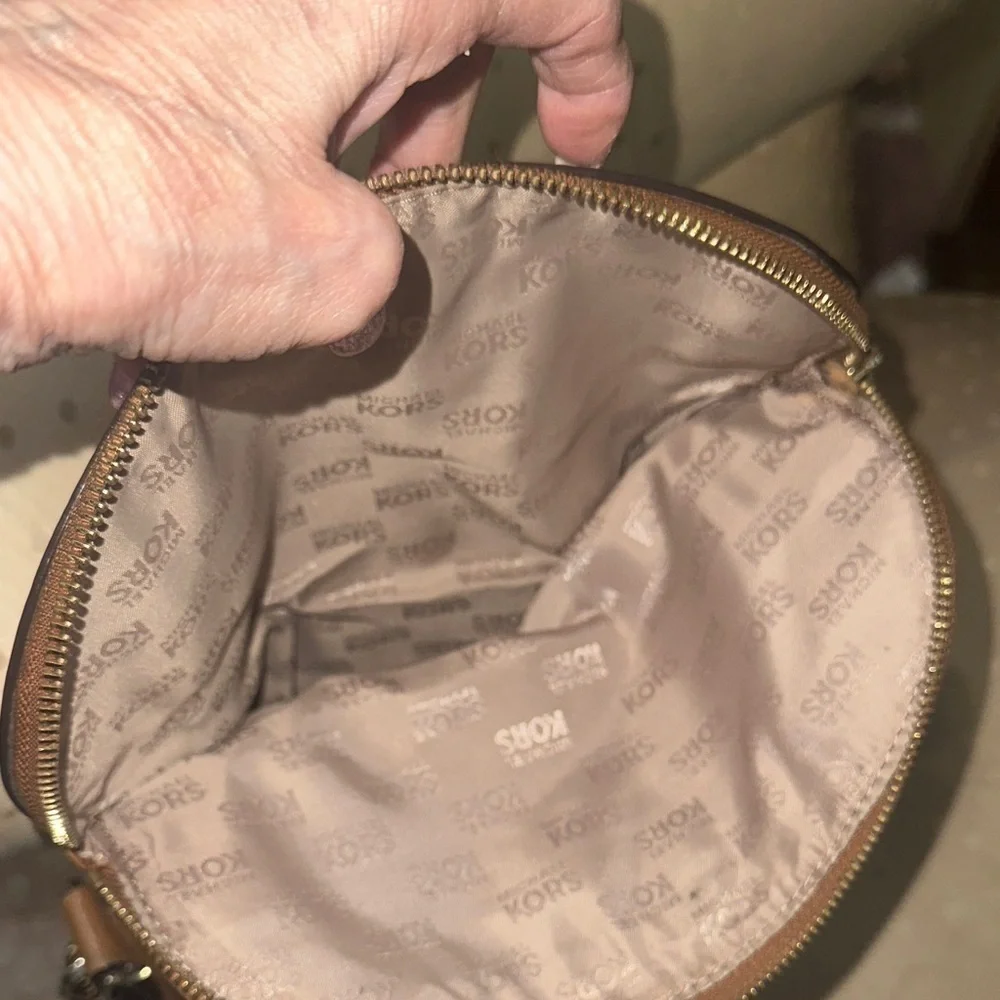 Michael Kors Leather Crossbody Bag - Picture 6 of 10